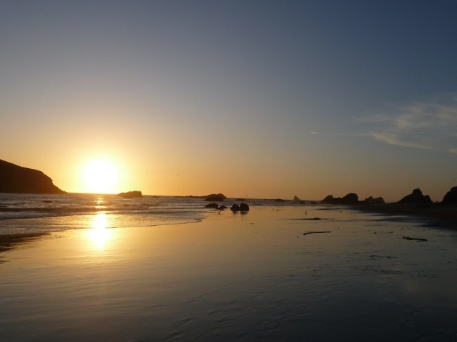 Sunset at Harris Beach State Park