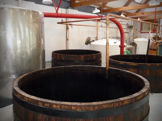 Making single malt whiskey at Glenora Distillery