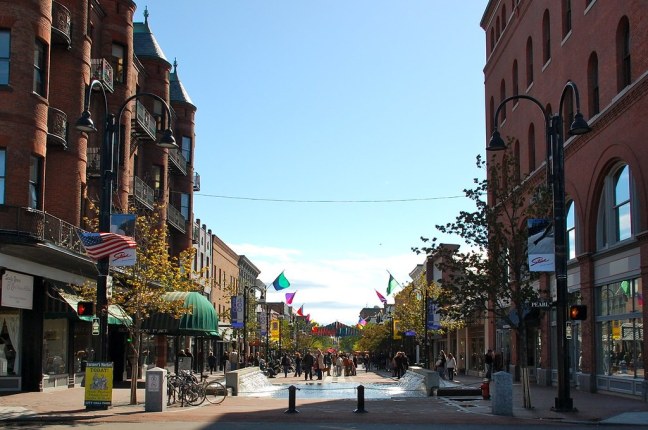Very cool pedestrian-only street in Burlington