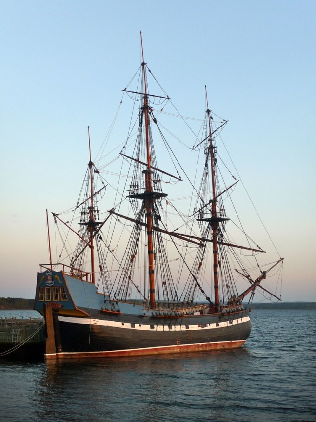 Ship Hector in Pictou, Nova Scotia