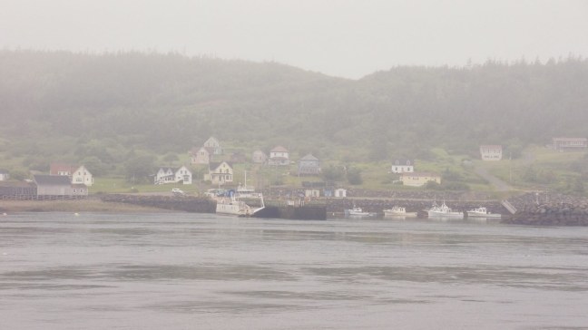 View of Tiverton from other side of the Petit Passage