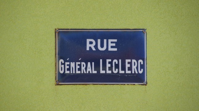 Street sign in Saint-Pierre