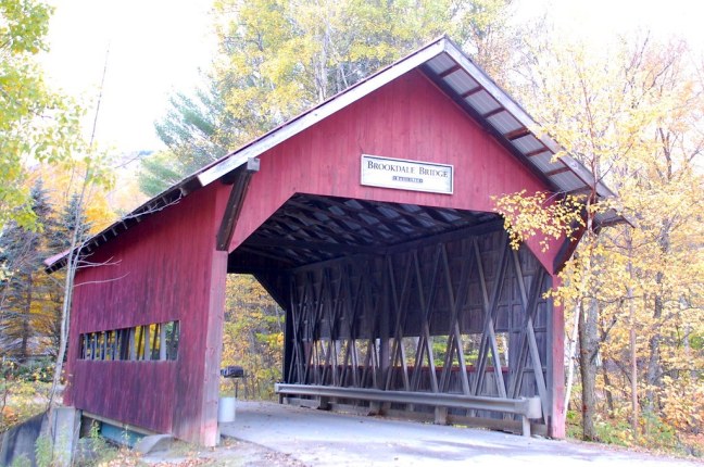 One of several covered bridges in Vermont