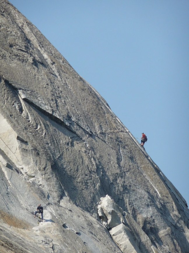 Climbers on Lembert Dome
