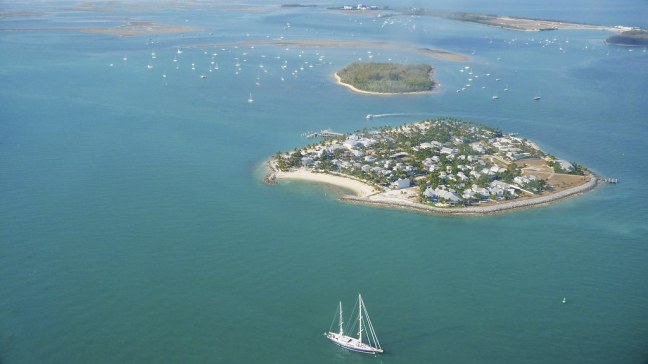 View of Sunset Key from above