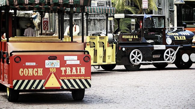 My touristy ride on the Conch Train through the streets of Key West