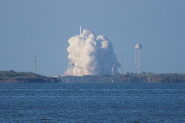 STS-133 Discovery liftoff from Launch Pad 39A
