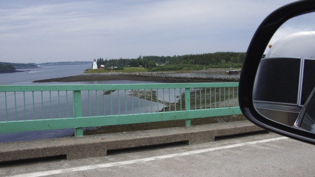 Entering Canada via the Franklin Delano Roosevelt Bridge to Campobello Island