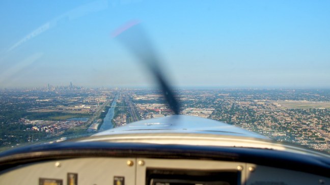 Using the I-55 Stevenson Expressway as a flying corridor