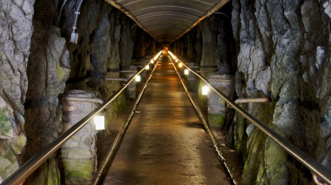 Underground shaft to Whiteface Mountain elevator built partly for President Roosevelt and his wheelchair