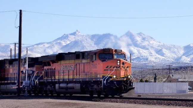 Locomotive along Route 66