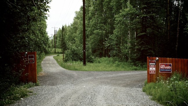 Sarah Palin's driveway