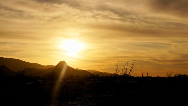 Sunset at Quartzsite