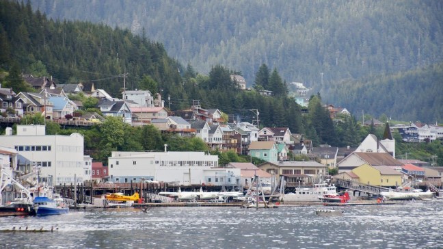 View from Safeway parking lot in Ketchikan