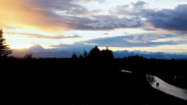 Mt. Hunter and Denali begin to appear