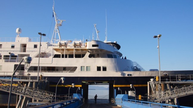 Boarding M/V Malaspina