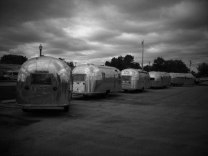 Vintage Airstreams Out Front Vintage Airstreams Out Front