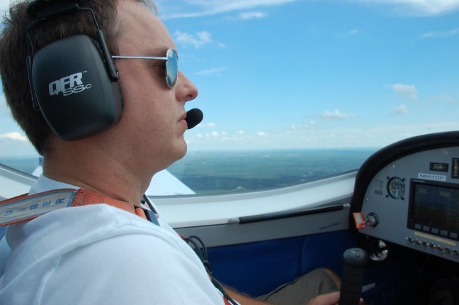 Flying over Illinois in N601CF