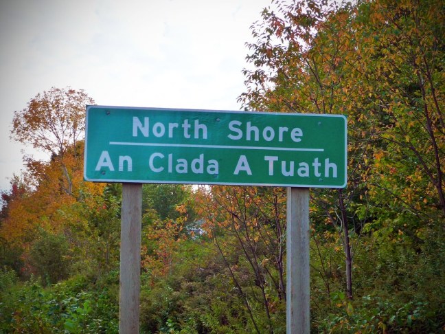 Road signs on Cape Breton Island are in Gaelic