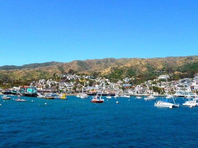 View of Avalon Harbor from ferry