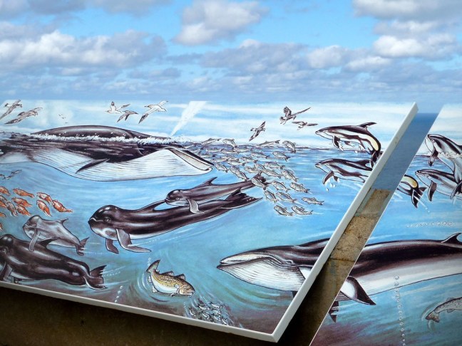 Artwork along Cabot Trail on Cape Breton Island
