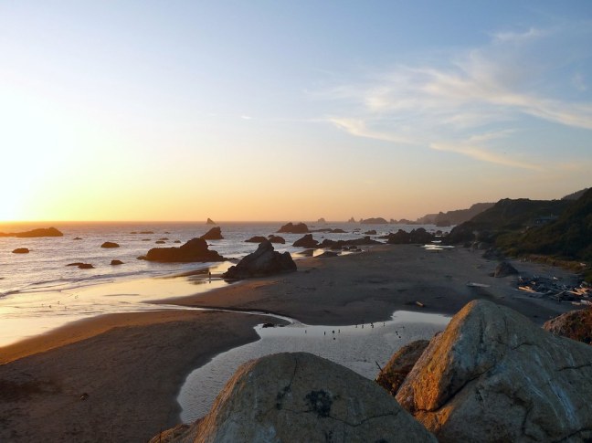 Sunset at Harris Beach State Park