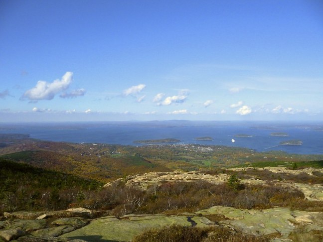View from atop Cadillac Mountain