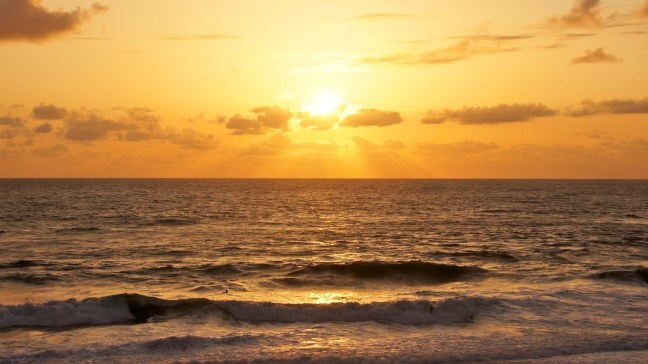 Sunset at Sea and Sand RV Park
