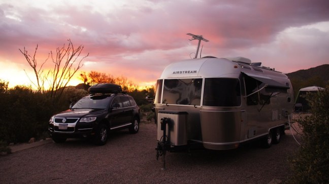 Campsite at Usery Mountain Regional Park
