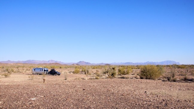 Boondocking at Quartzsite