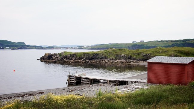 Typical fishing village in Newfoundland