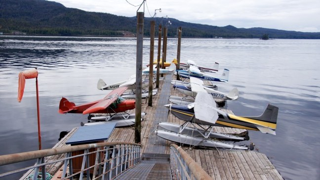 One of many seaplane bases in Ketchikan