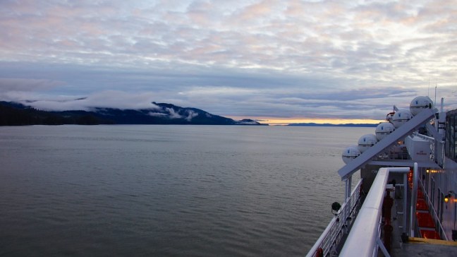 Inside Passage sunset